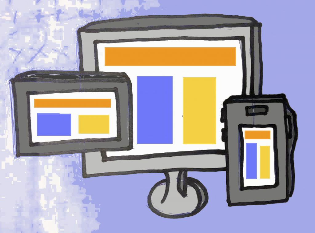 Graphic design and responsive design