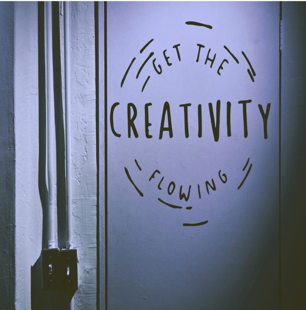 get the creativity flowing graphic